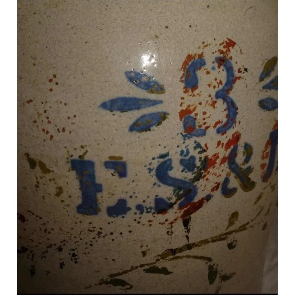 Antique E.S. & B NEW BRIGHTON, PA Stoneware 3 Gallon CROCK JUG‎